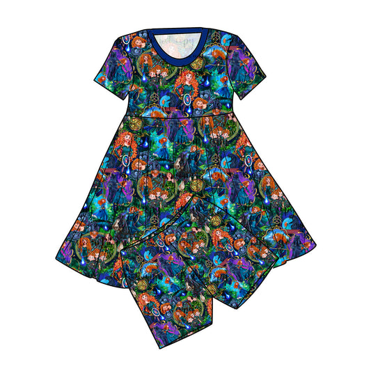 May Pre-order Twirl Dress with Shorts - Brave One