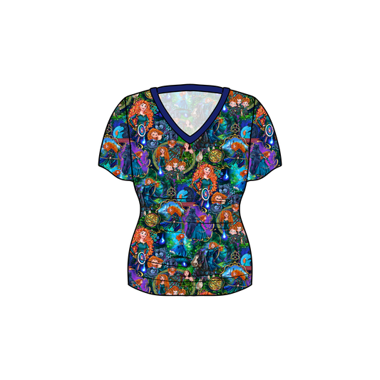 May Pre-Order Women's Oversized V-Neck Tee - Brave One