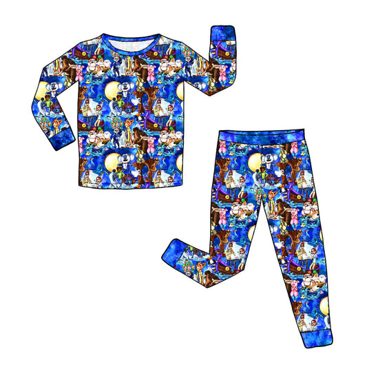 July Pre-Order Bamboo Long Sleeve and Pants Pajama Set - Buddies