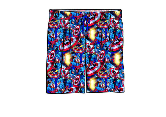 June Pre-Order Men's Bamboo Shorts - American Hero