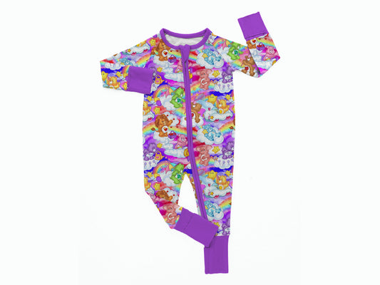 RTS Bamboo Convertible Zip Romper - Prepare To Stare