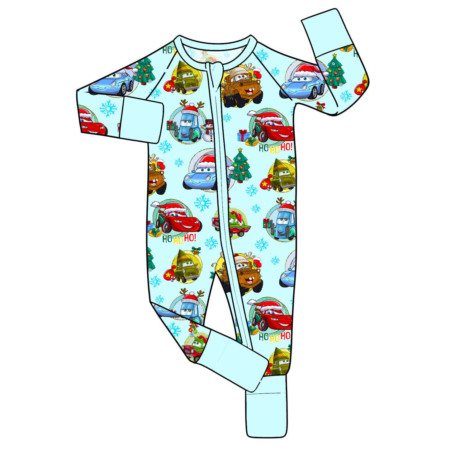 Nov Pre-Order Bamboo Convertible Zip Romper - Merry Mater 2026