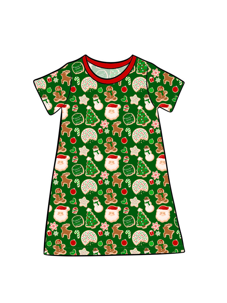 RTS Kid's Lounge Gown - XMas Cookies