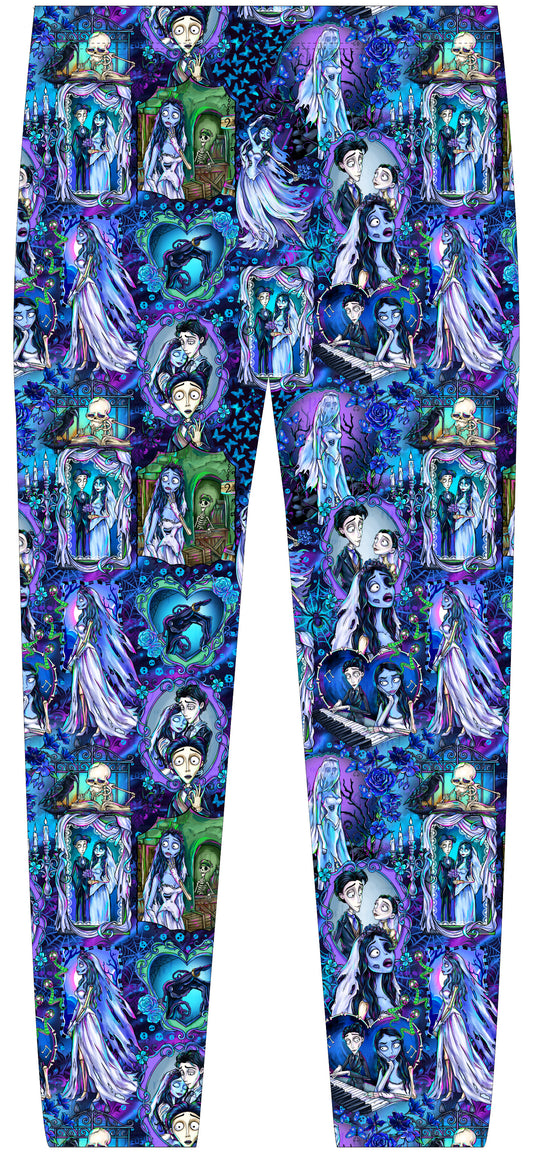 July Pre-order Girls Leggings - Moonlight Bride