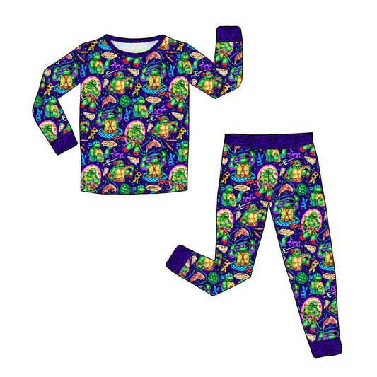 RTS Long Sleeve and Pants Pajama Set - Cowabunga