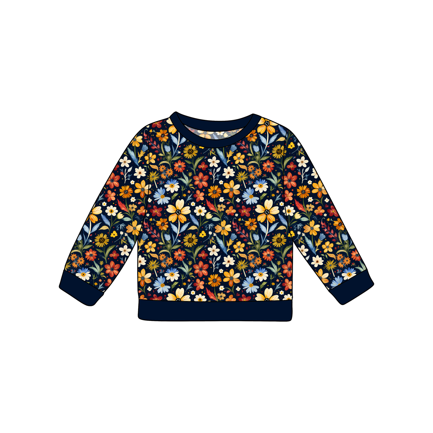 RTS ADULT Crew Neck Pullover - Wild As A Flower