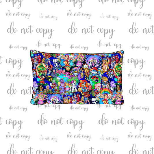 DEC Pre-Order Bamboo Pillowcase - 80s Baby BLUE