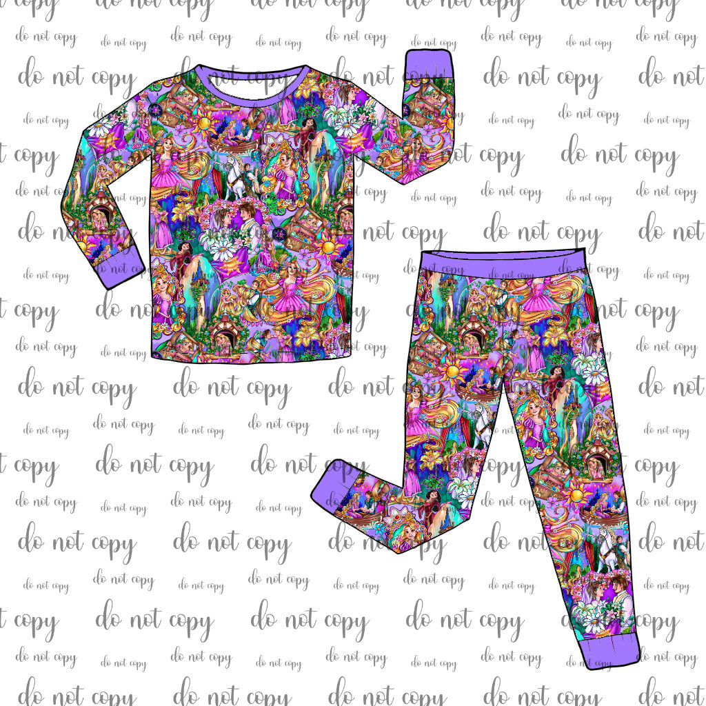 RTS Long Sleeve and Pants Pajama Set - The Light