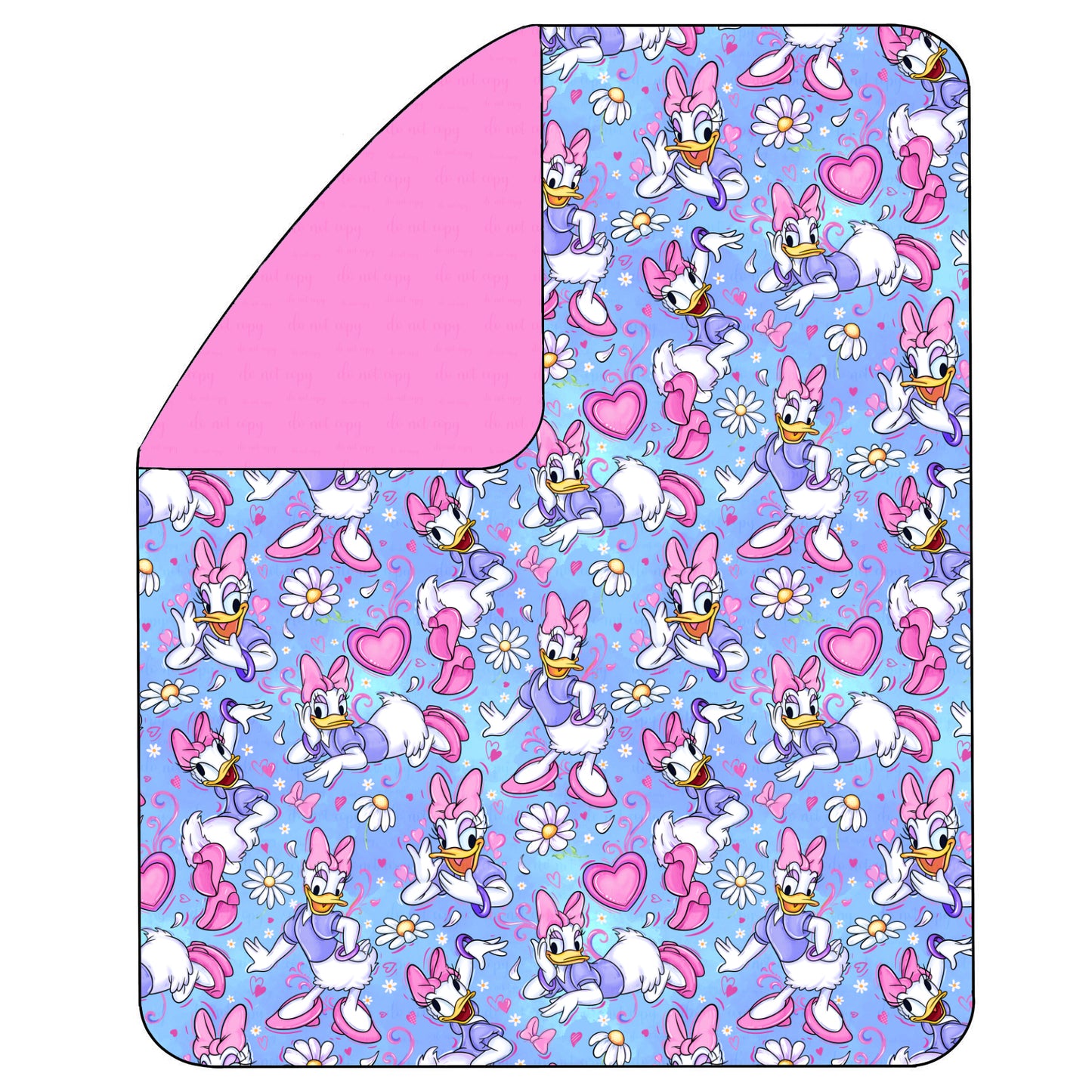 July Pre-Order Double Layer Quilted Bamboo Blanket - Daisy