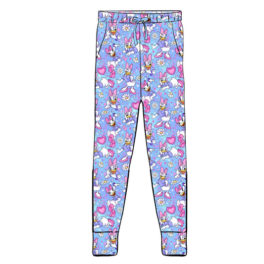 July Pre-order Women's Pajama Joggers - Daisy