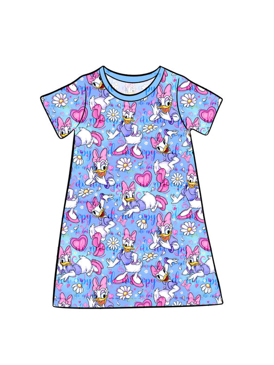 July Pre-order Kid's Lounge Gown - Daisy