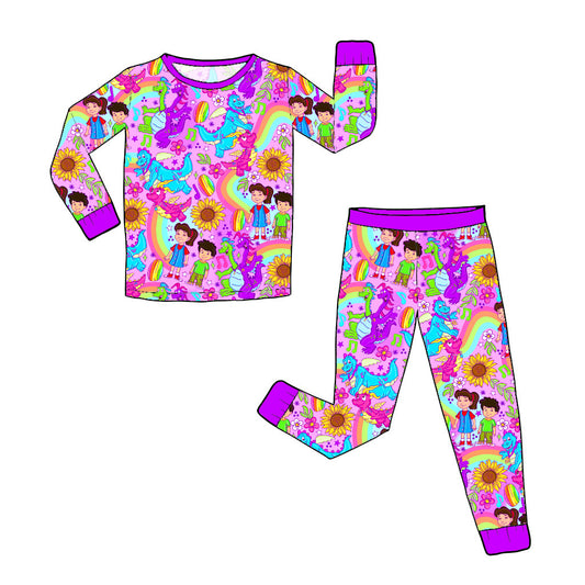 RTS Long Sleeve and Pants Pajama Set - With All My Heart