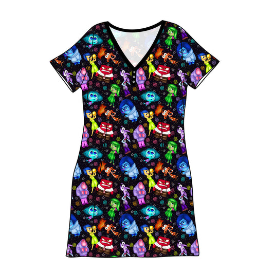 May Pre-Order Bamboo Adult Sleep Gown - Feelings