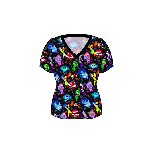 May Pre-Order Women's Oversized V-Neck Tee - Feelings