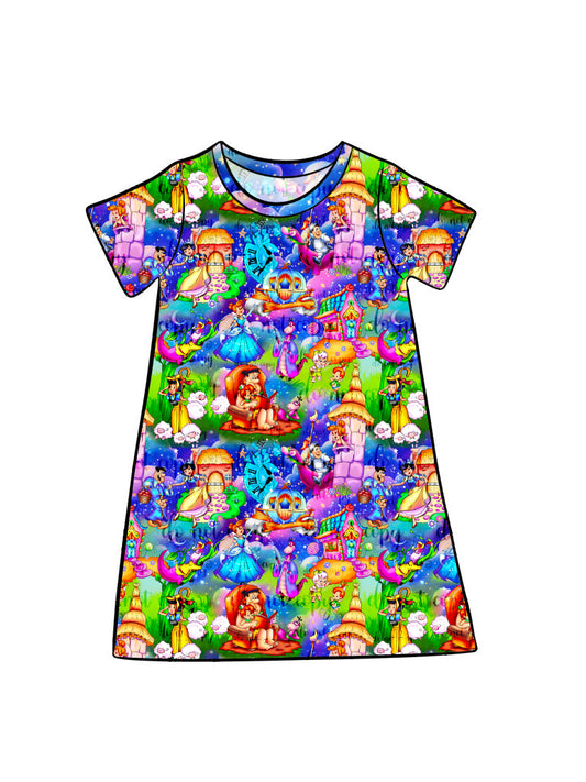 July Pre-order Kid's Lounge Gown - Bedtime Bedrock