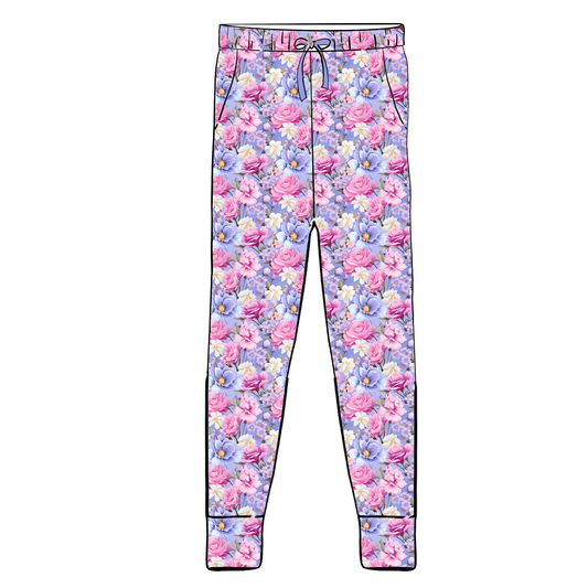 RTS Women's Joggers - Blooming Beauty