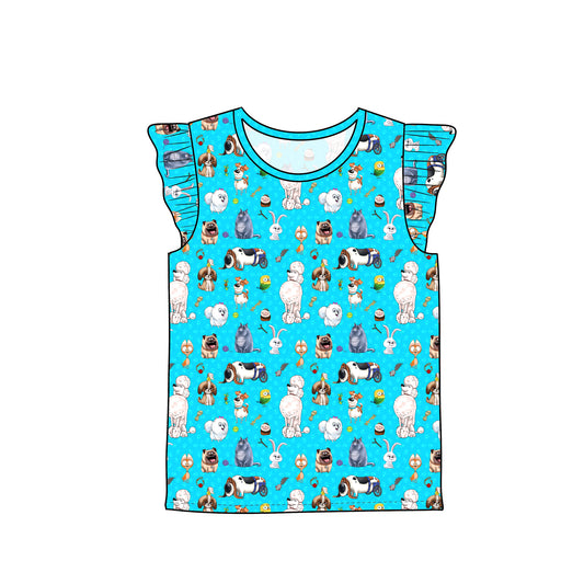 RTS Flutter Sleeve Tee - Pets