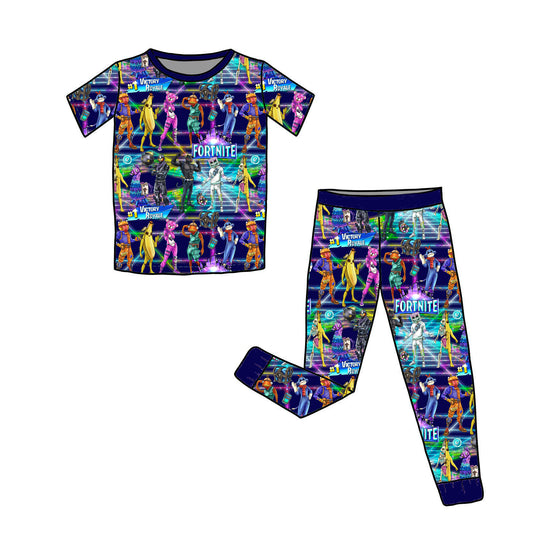 RTS Short Sleeve and Pants Pajama Set - Fork Knife
