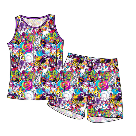 April Pre-Order Tank and Shorts Pajama Set - Frisa Lank