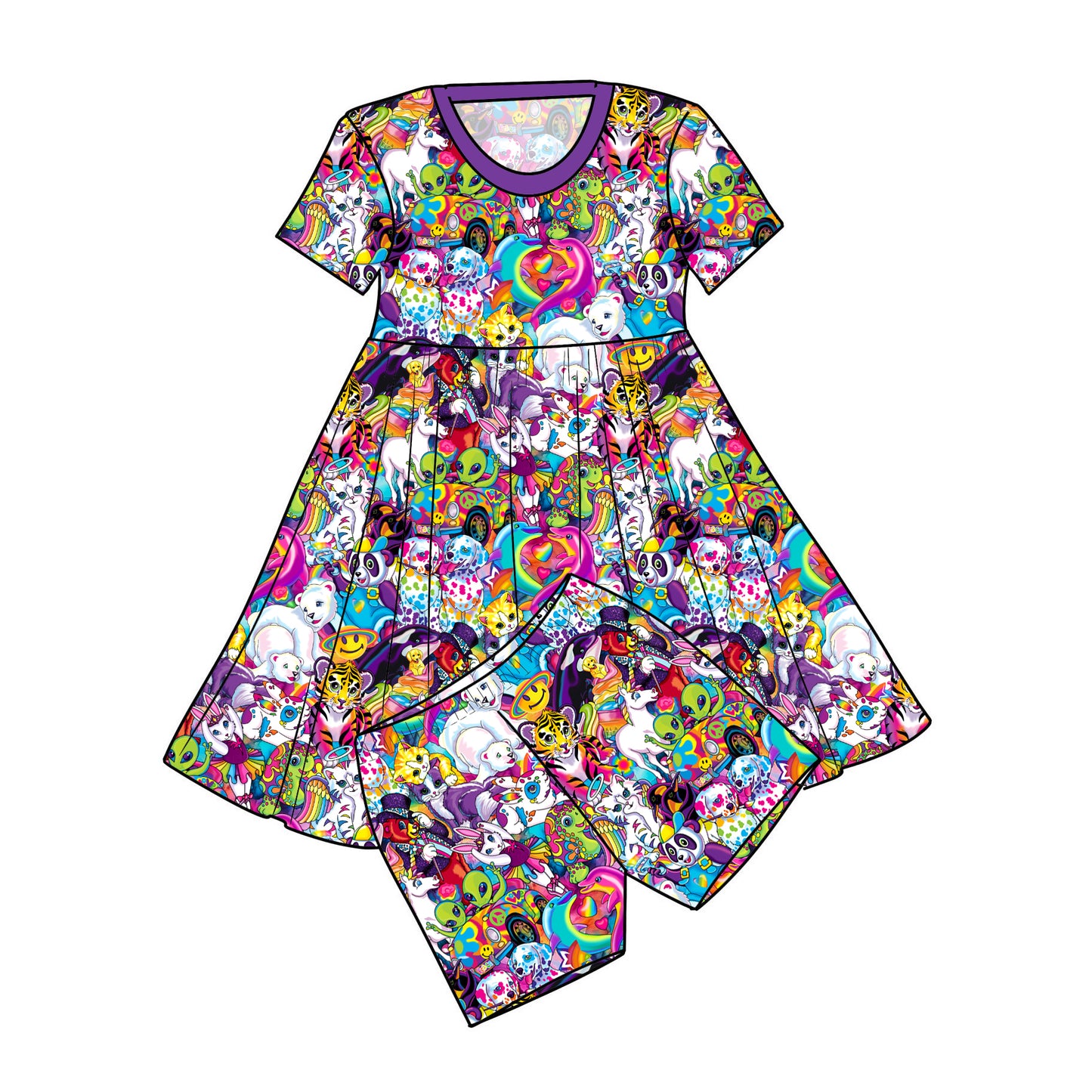 April Pre-order Twirl Dress with Shorts - Frisa Lank