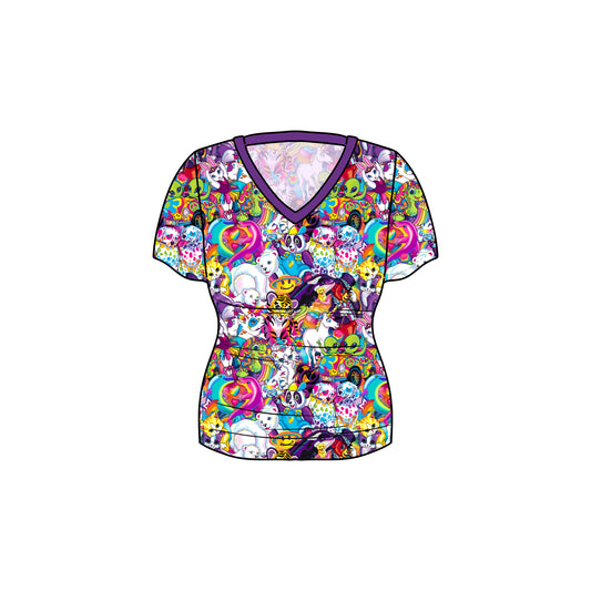 April Pre-Order Women's Oversized V-Neck Tee - Frisa Lank