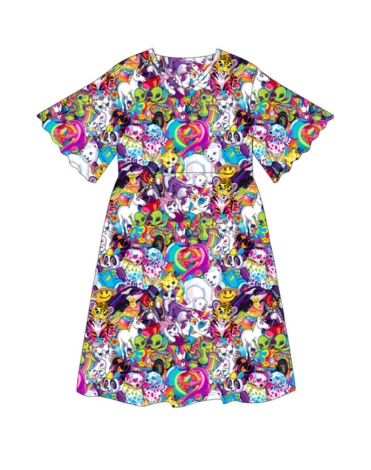 April Pre-Order Women's flutter dress - Frisa Lank