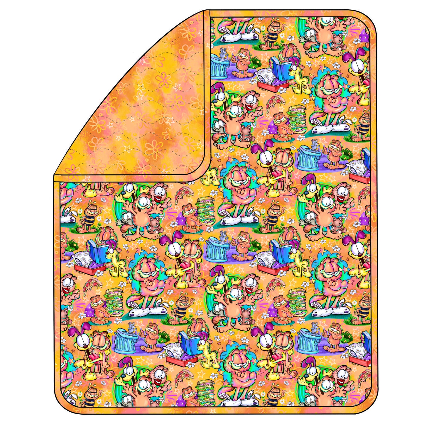 RTS 50x60 Triple Layer Quilted Bamboo Blanket - Lasagna