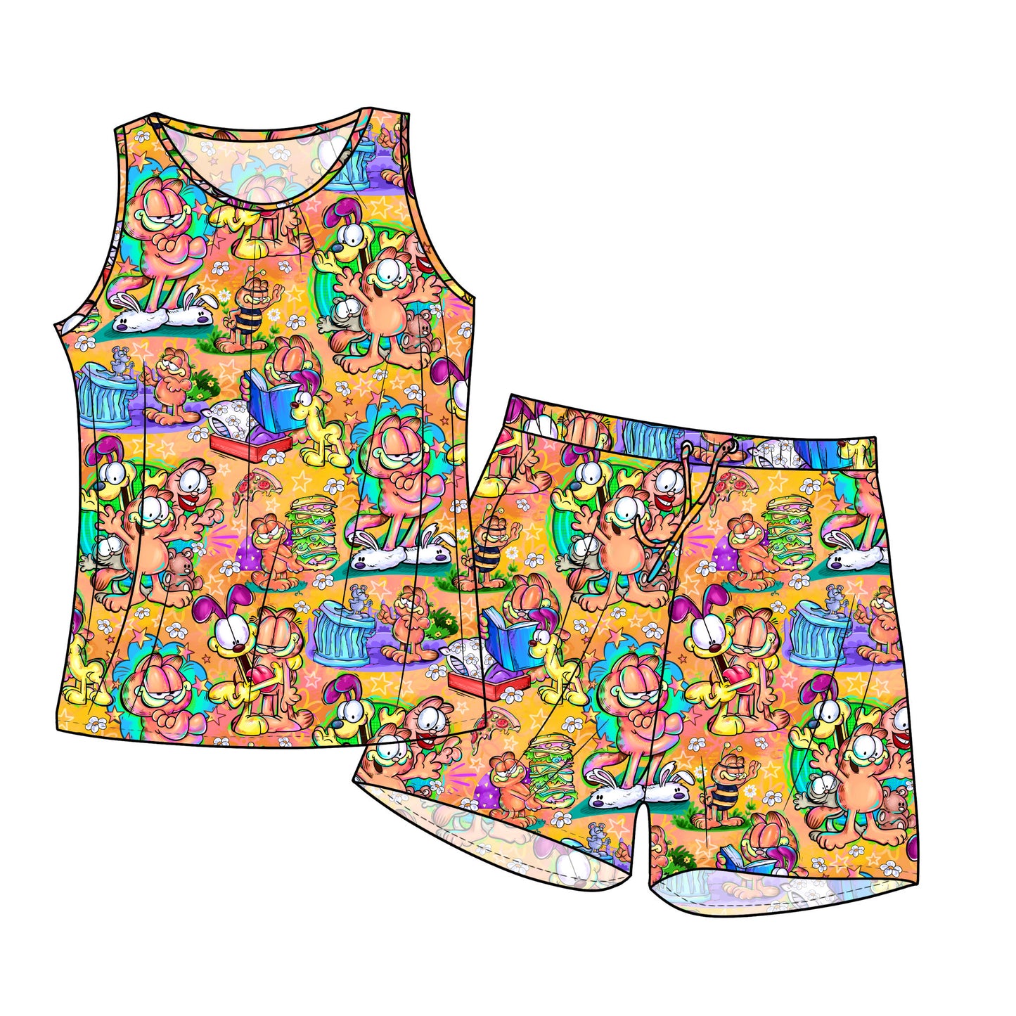 RTS Tank and Shorts Set - Lasagna