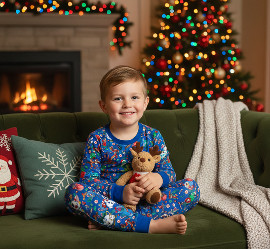 RTS Long Sleeve and Pants Pajama Set - BLUE Sidekicks