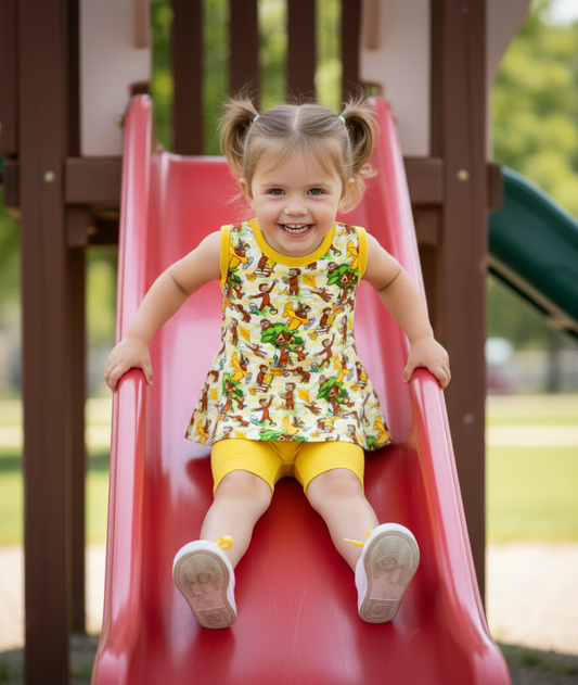 April Pre-Order Sleeveless Peplum and Shorts - Georgie