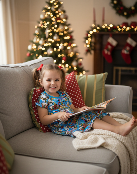 RTS Kid's Lounge Gown - All Aboard