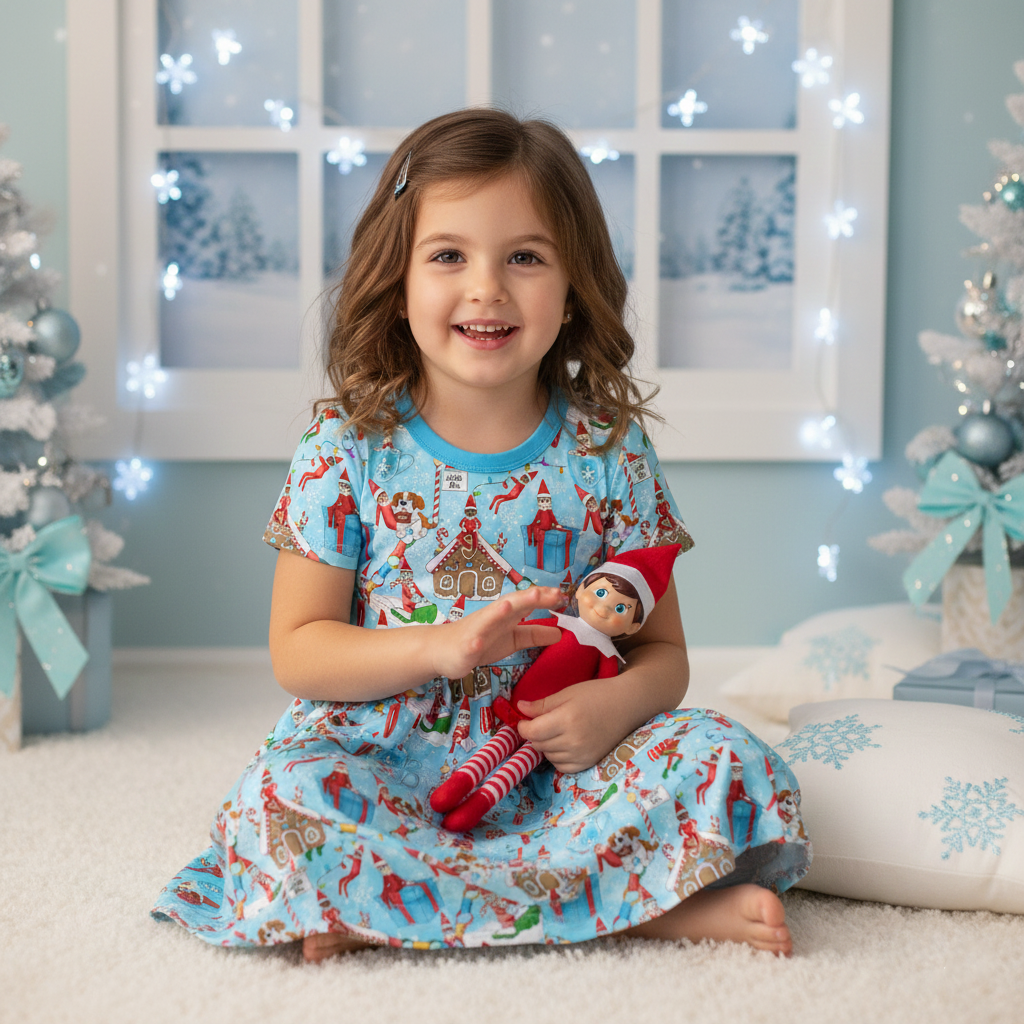 RTS Bamboo Twirl with Shorts - Elfie