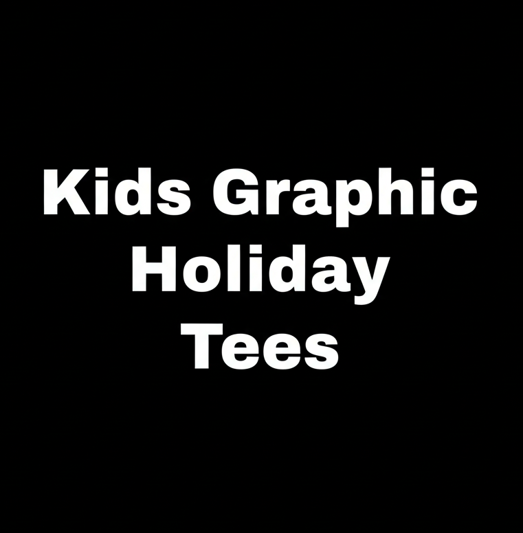 RTS Kid's Holiday Graphic Short Sleeve Tees