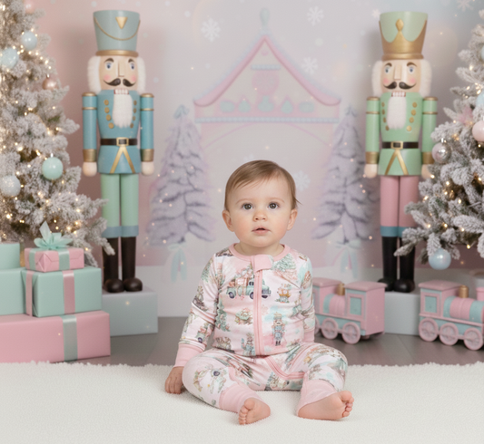 RTS Bamboo Convertible Zip Romper - Sugarplum