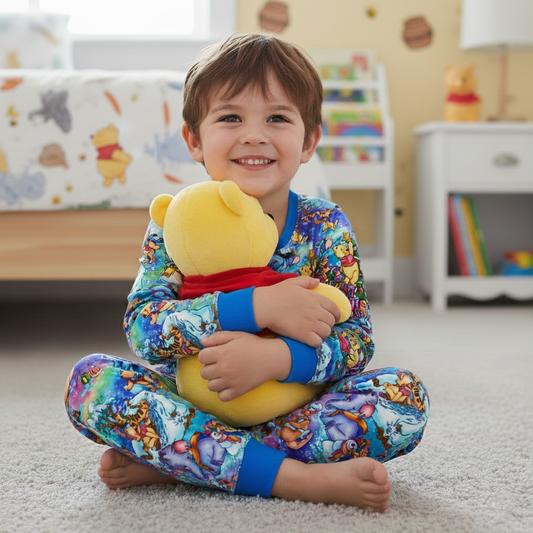 RTS Long Sleeve and Pants Pajama Set - Honey Holiday