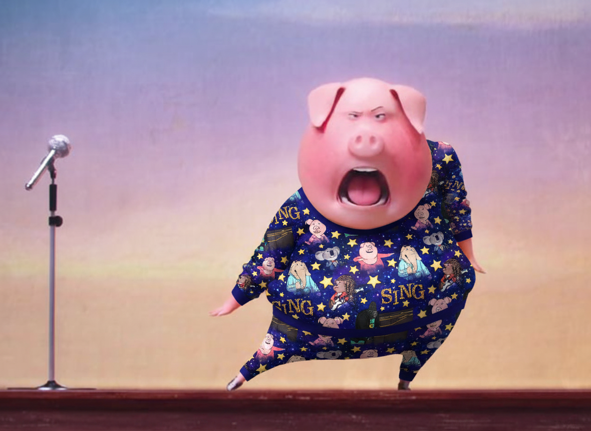 RTS Long Sleeve and Pants Pajama Set - Animal Idol