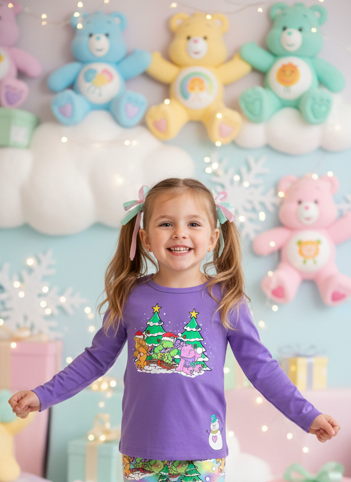 RTS Kid's Graphic Long Sleeve Tee - Snow Bears