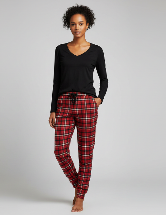 RTS Women's Plaid Joggers