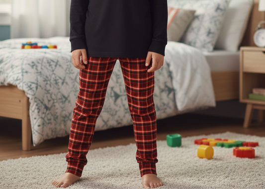 RTS Kid's Plaid Jogger Pajama Pants (Bottoms Only)