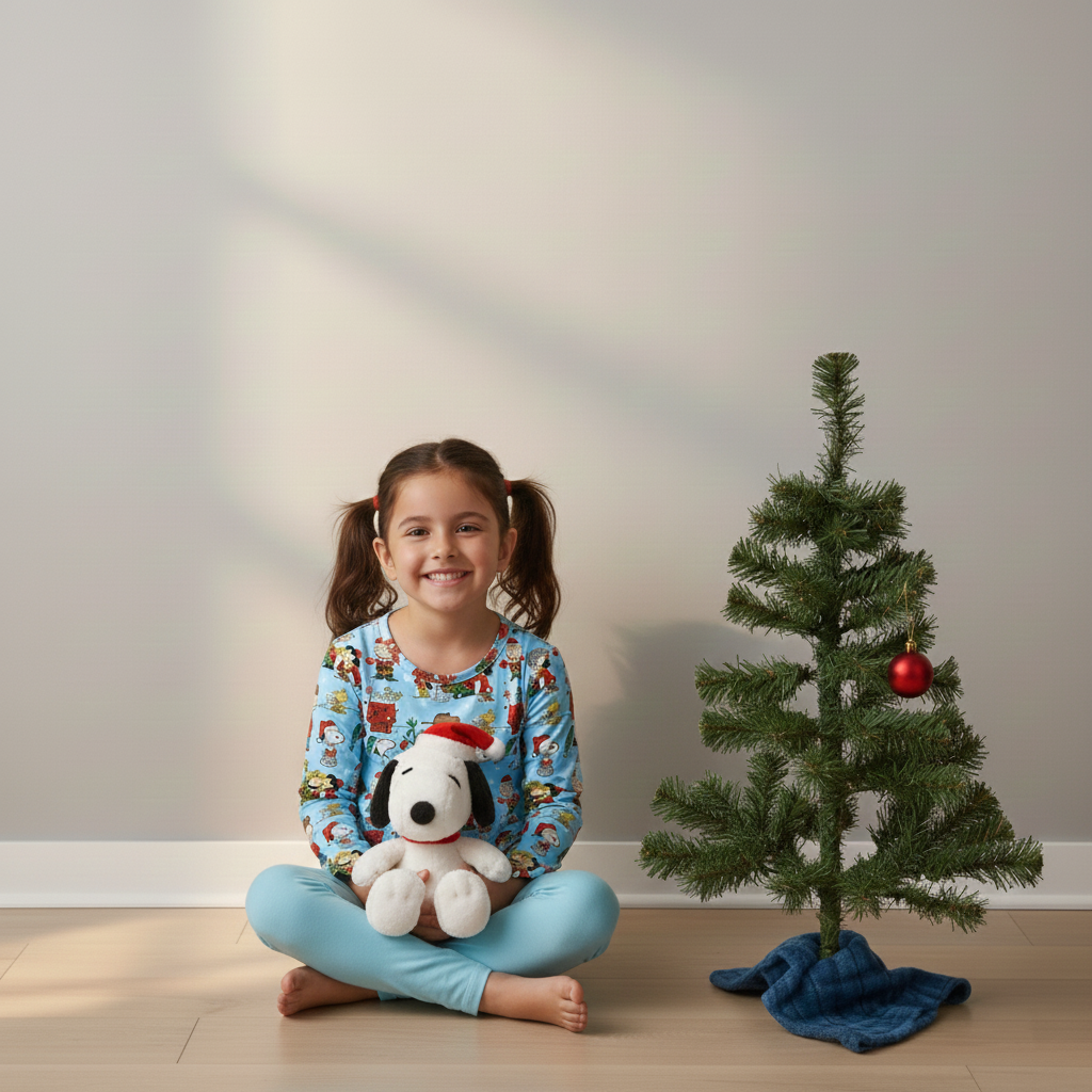 RTS Peplum and Leggings - Peanuts & Presents