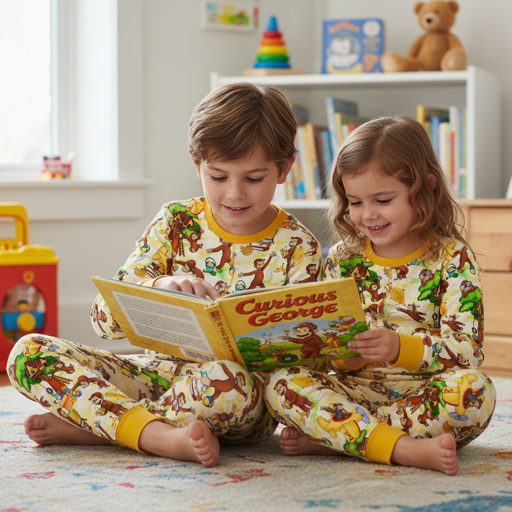 April Pre-Order Bamboo Long Sleeve and Pants Pajama Set - Georgie