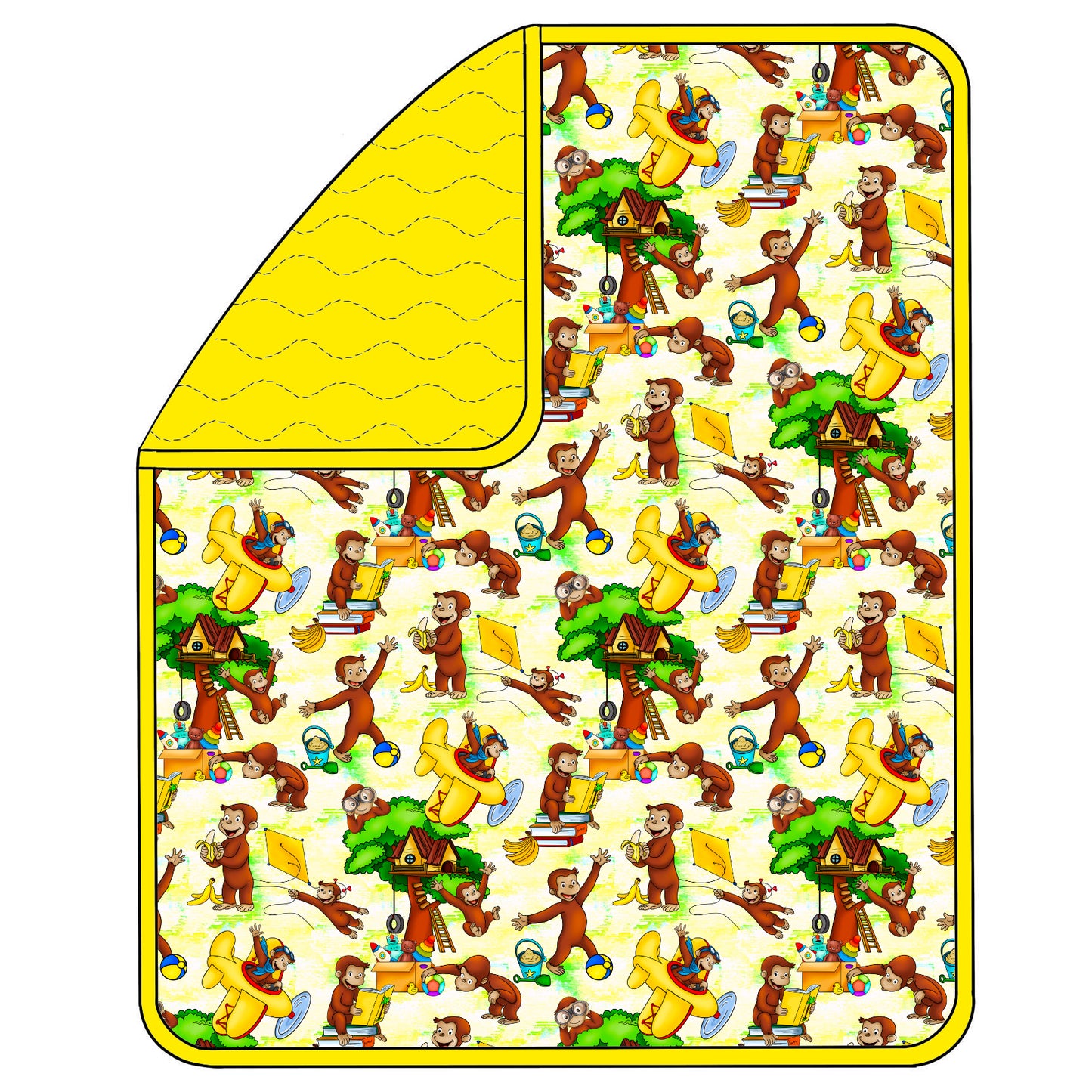 April Pre-Order Triple Layer Quilted Bamboo Blanket - Georgie