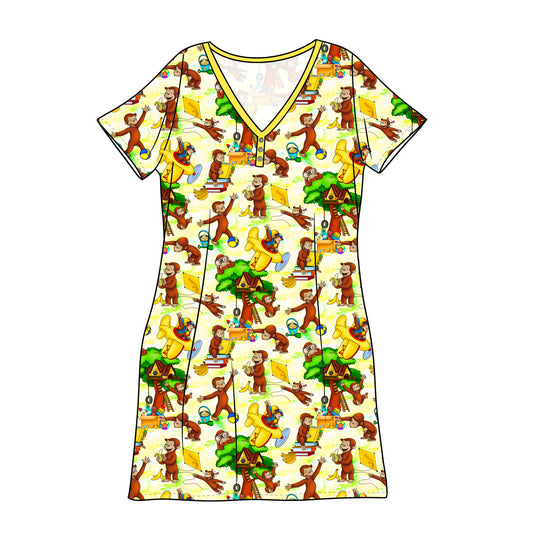 April Pre-Order Bamboo Adult Sleep Gown - Georgie