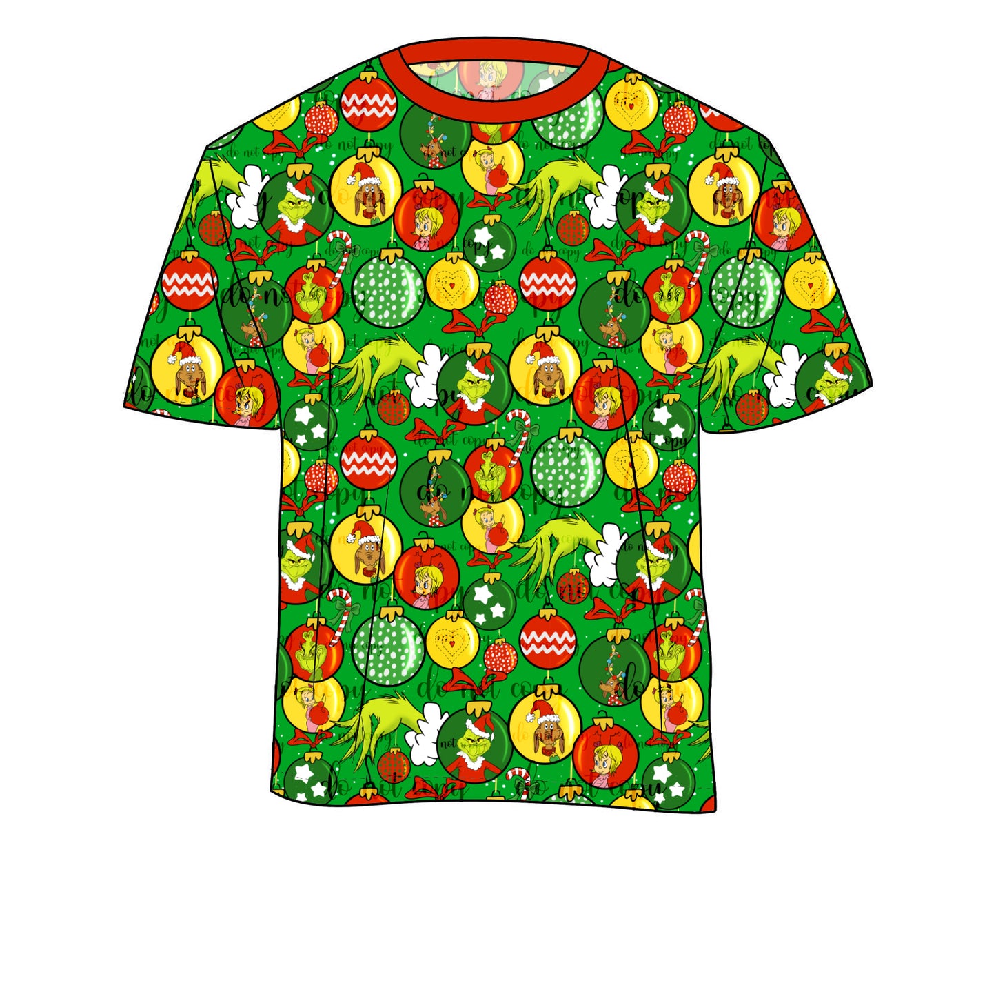 Nov Pre-Order UNISEX Bamboo Adult Tee - Green Balls