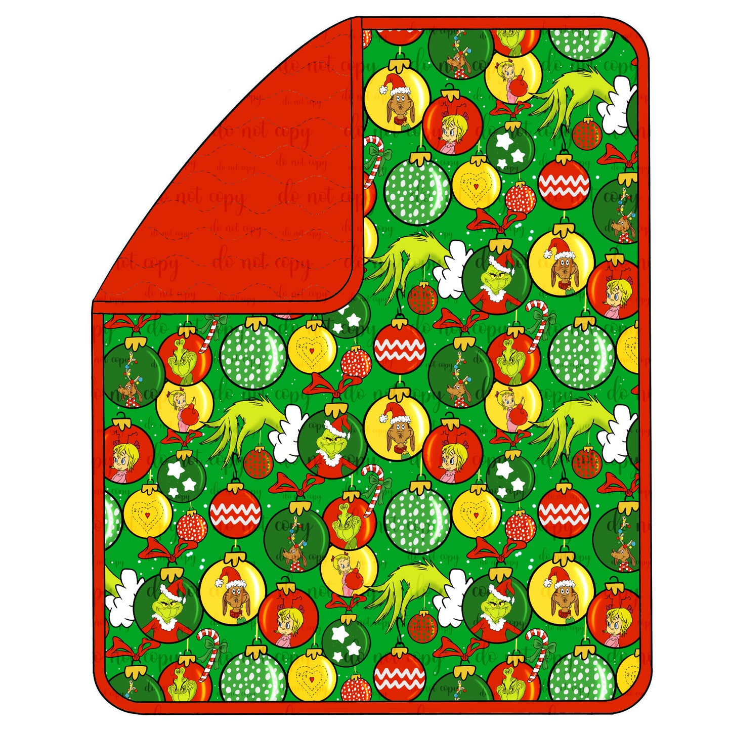 Nov Pre-Order Blankets - Green Balls