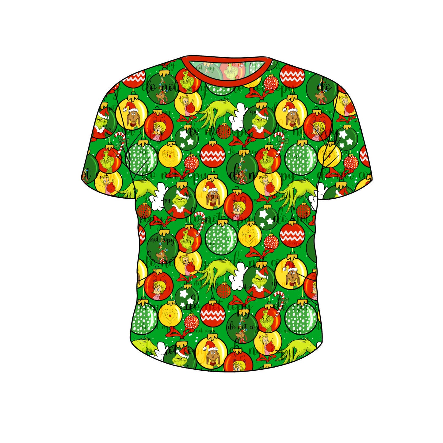 Nov Kid's Pre-Order Bamboo Short Sleeve Tee - Green Balls