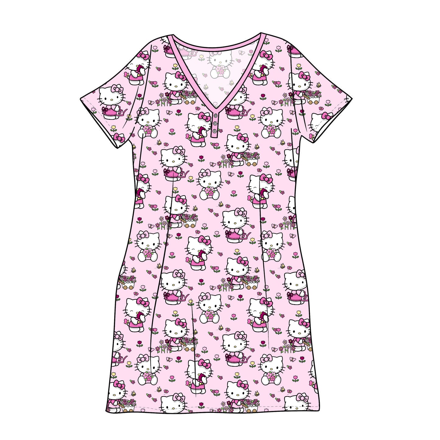 RTS Bamboo Adult Sleep Gown - HK Garden