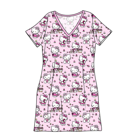 RTS Bamboo Adult Sleep Gown - HK Garden