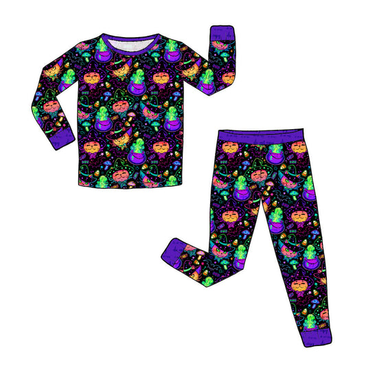 Sept Pre-Order Bamboo Long Sleeve and Pants Pajama Set - Scaredy Cat