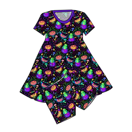 Sept Pre-order Twirl Dress with Shorts - Scaredy Cat